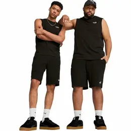 PUMA: Чёрные шорты  Essentials