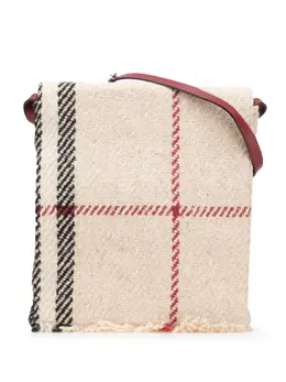 Burberry Pre-Owned: Коричневая сумка через плечо 