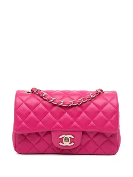 CHANEL Pre-Owned: Розовая сумка через плечо 