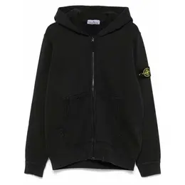 Stone Island: Чёрная толстовка  Compass