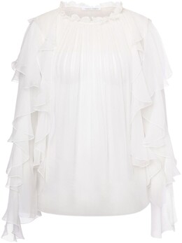 Alberta Ferretti: Белая блуза 