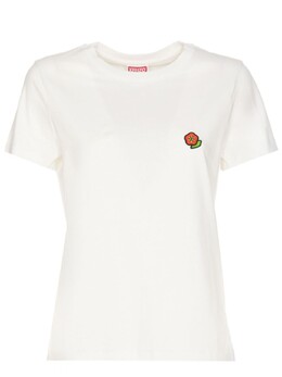 Kenzo: Белая футболка 