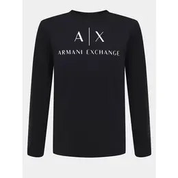 Armani Exchange: Тёмный свитер 