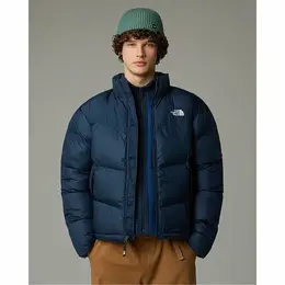 The North Face: Синяя куртка 