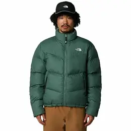 The North Face: Зелёная куртка 