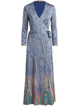 Etro: Платье-халат 