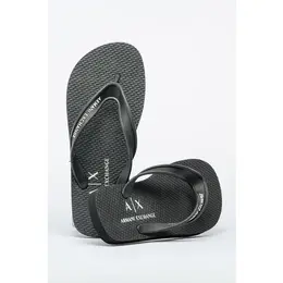 EMPORIO ARMANI: Чёрные шлёпанцы 