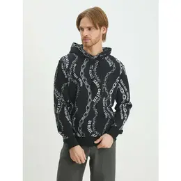 Versace Jeans Couture: Чёрная толстовка 