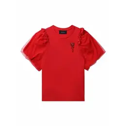 Simone Rocha: Красная блуза 