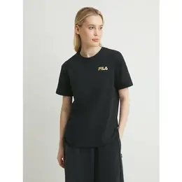 Fila: Чёрная футболка 