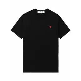 Comme des Garcons PLAY: Чёрная футболка 