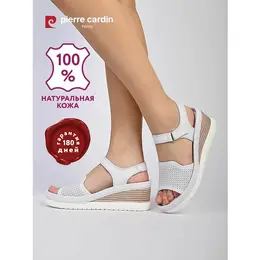 Pierre Cardin: Белые босоножки 