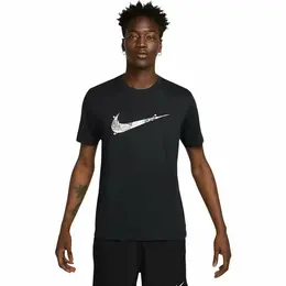 NIKE: Чёрная футболка  Dri FIT