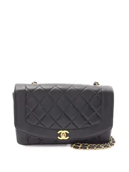 CHANEL Pre-Owned: Чёрная сумка через плечо 