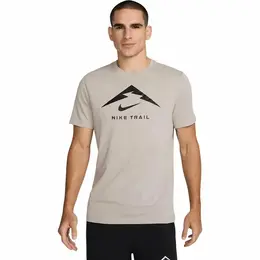 NIKE: Серая футболка  Trail