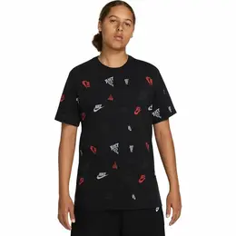NIKE: Чёрная футболка 