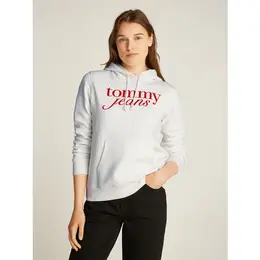 Tommy Jeans: Белая толстовка 