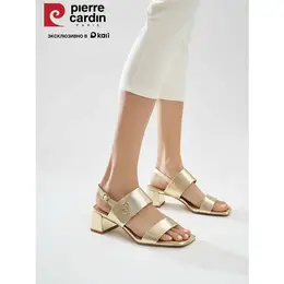 Pierre Cardin: Золотые босоножки 