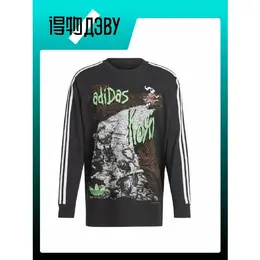 adidas Originals: Чёрная майка 