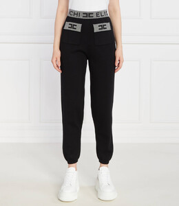 Elisabetta Franchi: Чёрные брюки 