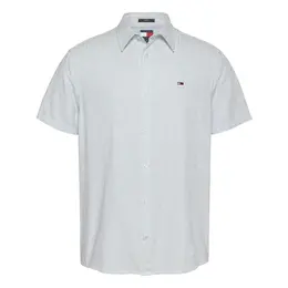 Tommy Jeans: Голубая рубашка 