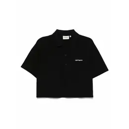 Carhartt WIP: Чёрное поло  Script