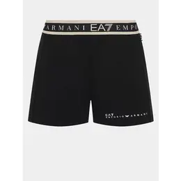 EA7 EMPORIO ARMANI: Чёрные шорты 