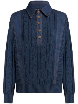 Etro: Трикотажная рубашка 
