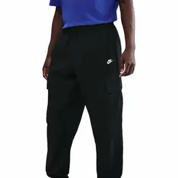 NIKE: Чёрные брюки  Club
