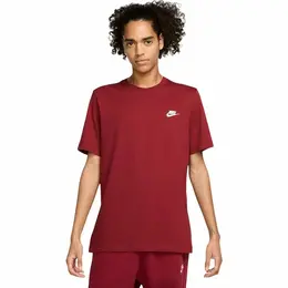 NIKE: Красная футболка  Club