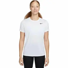 NIKE: Белая футболка  Dri FIT