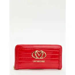 LOVE MOSCHINO: Бордовый кошелёк 