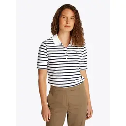 TOMMY HILFIGER: Белое поло 