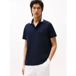 TOMMY HILFIGER: Синее поло 