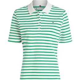 TOMMY HILFIGER: Зелёное поло 