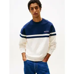 TOMMY HILFIGER: Голубой свитшот 