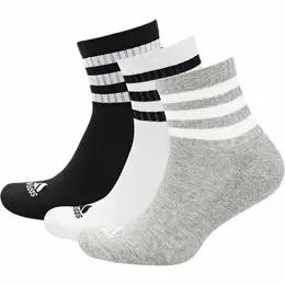 adidas: Серые носки  Stripes