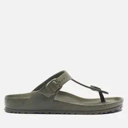 Birkenstock: Сабо цвета хаки 