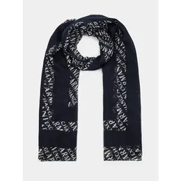Armani Exchange: Тёмный шарф 