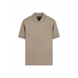 Armani Exchange: Бежевое поло 