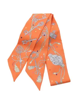 Hermès Pre-Owned: Оранжевый шарф 