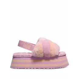 UGG: Светлые шлёпанцы 