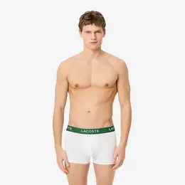 LACOSTE: Белые трусы 