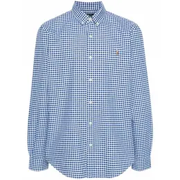 Polo Ralph Lauren: Синяя рубашка 