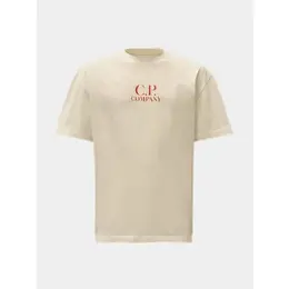 C.P. COMPANY: Белая футболка 