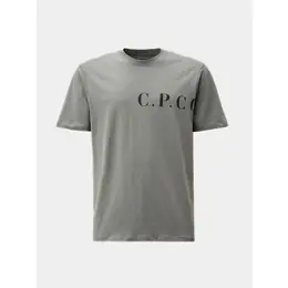 C.P. COMPANY: Серая футболка 