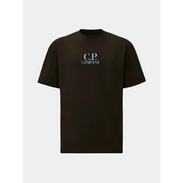 C.P. COMPANY: Чёрная футболка 
