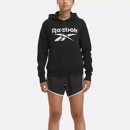 Reebok: Чёрная толстовка 