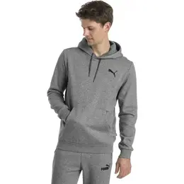 PUMA: Серая толстовка  Essentials