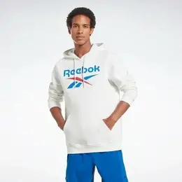 Reebok: Белая толстовка 